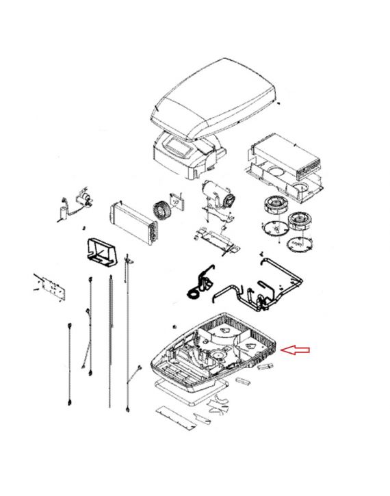 Dometic Lower Part Cabinet Freshjet 3200