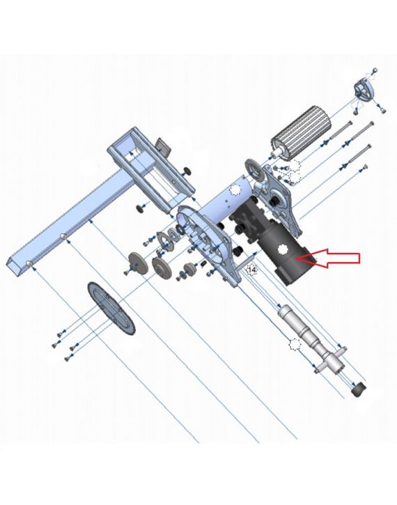 P1 Aandrijfmotor Caravanmover Links 2p