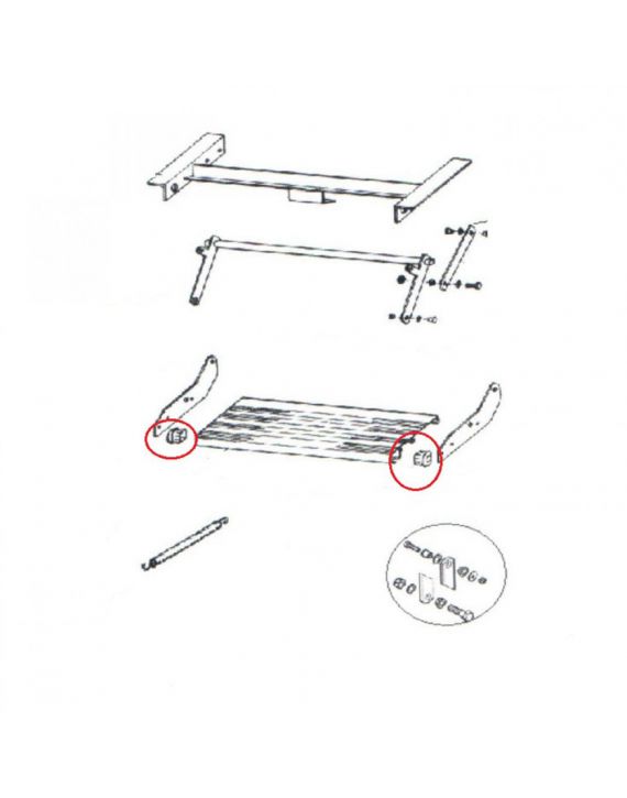 Thule Plug Footboard L+R