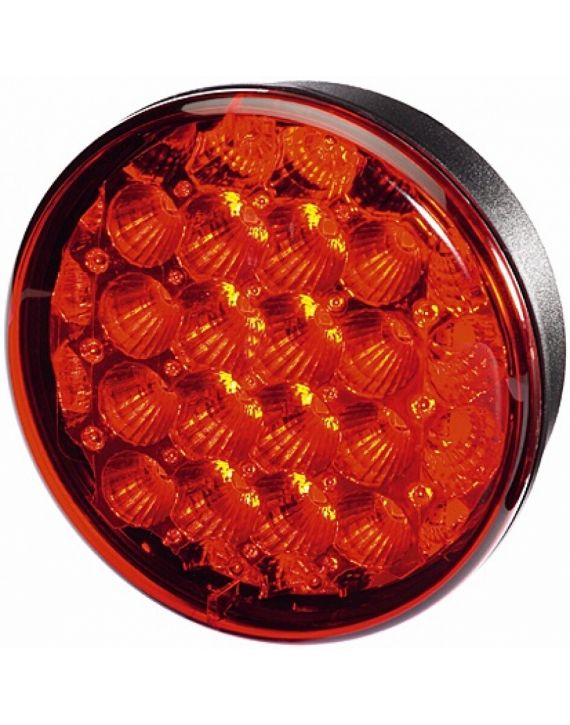 Hella Achterlicht en Remlicht LED Inbouw Rood Glas