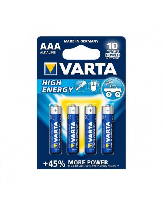 Varta High Energy Alkaline AAA Potl. L03 (bl a 4)