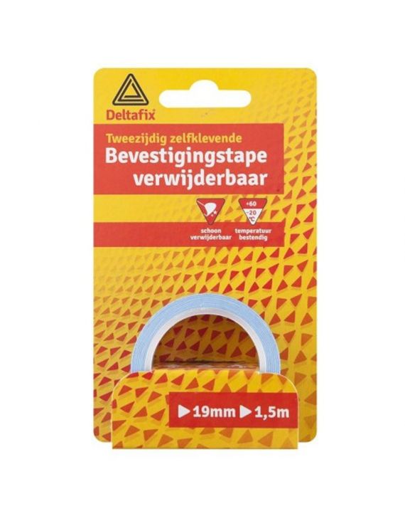 Deltafix Verwijderbaar 1.5mx19mm Wit