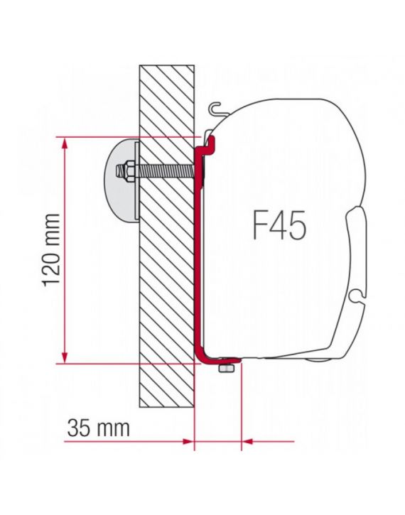 Fiamma Adapter AS 400 F45