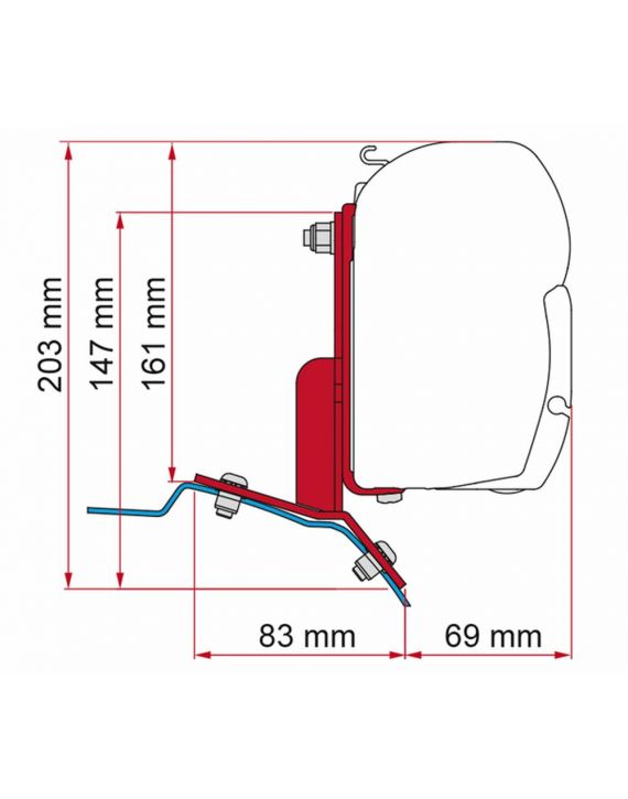 Fiamma Ford Custom Kit H1-L1 >2012 F35/F45