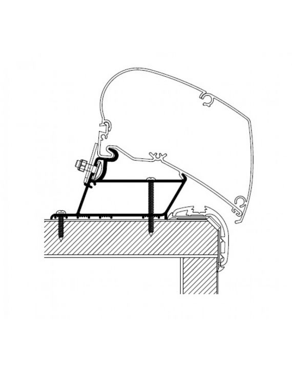 Thule Carthago Malibu/Fendt Adapter >2022 400