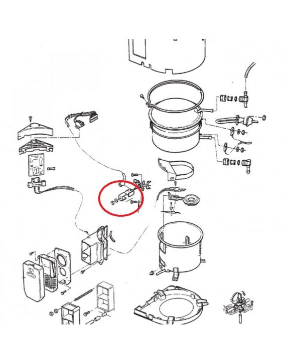 (057)Set U-houders voor magneetspoel.