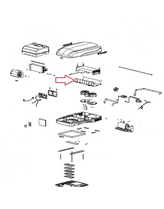 Dometic B1500S Geleidingsplaat Lucht