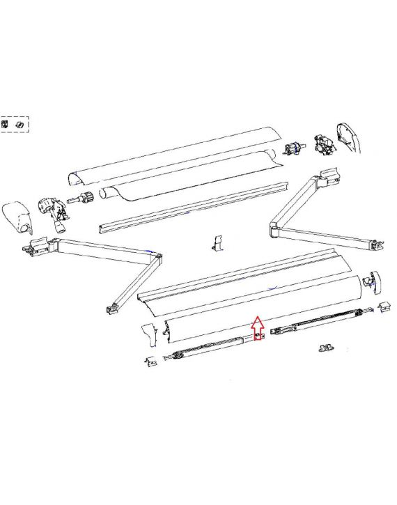 Thule lead rail 6900 5.00 Aluminium