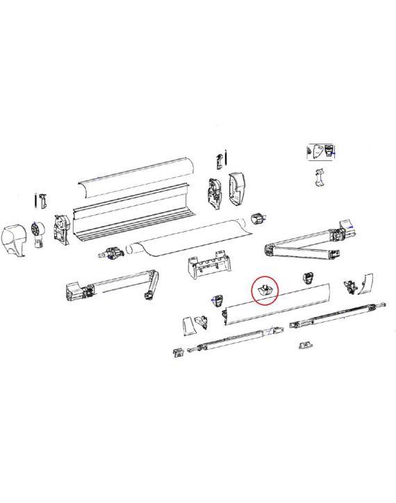 Thule Gliding Angle Lead Rail 5003